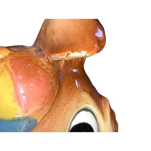 Ceramic Squirrel Chipmunk Cookie Jar TOP ONLY Vintage - Picture 2 of 9